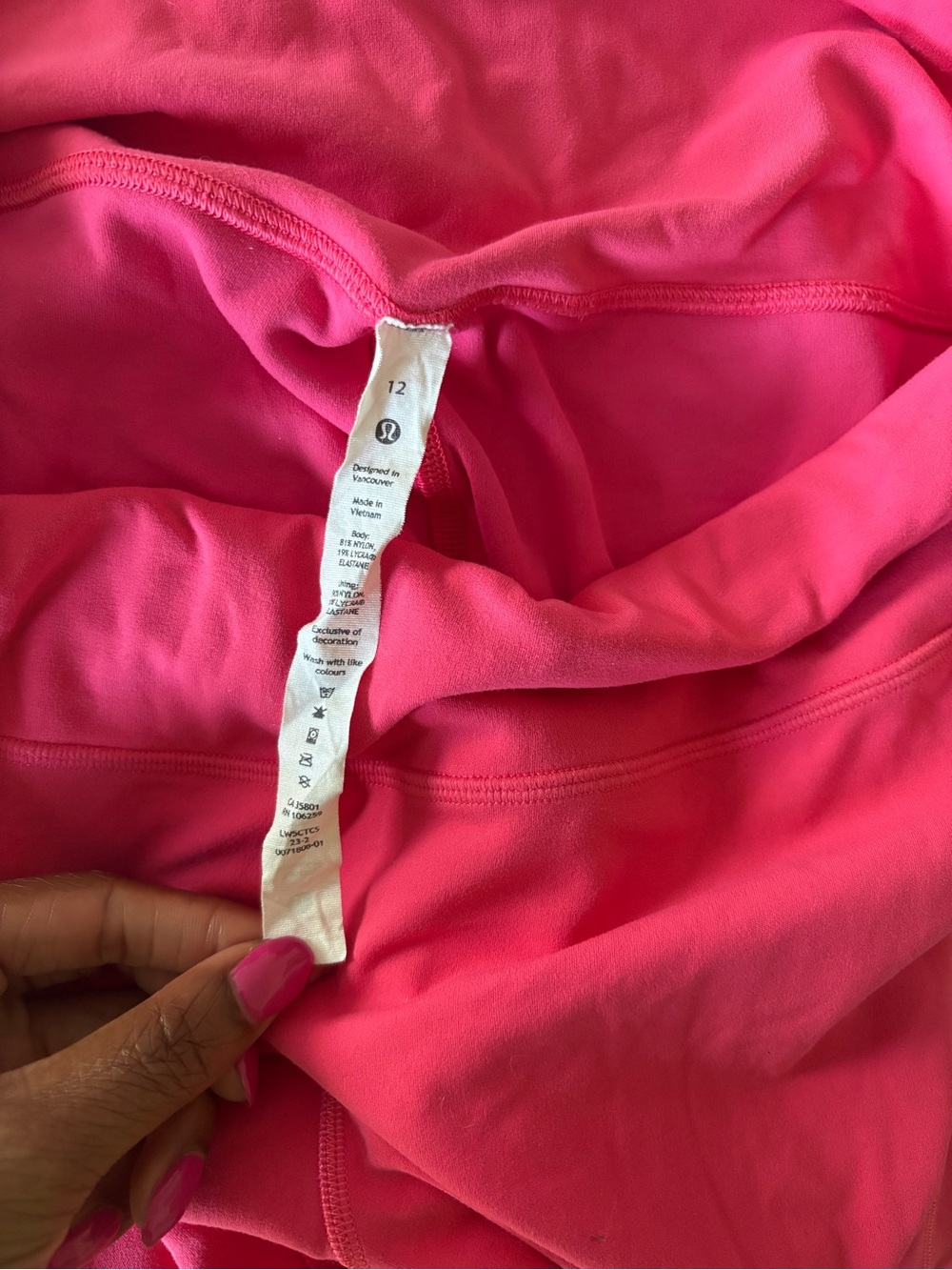 Lululemon Align High-Rise Leggings 28” Lip Gloss Pink Size 12 - Picture 5 of 6